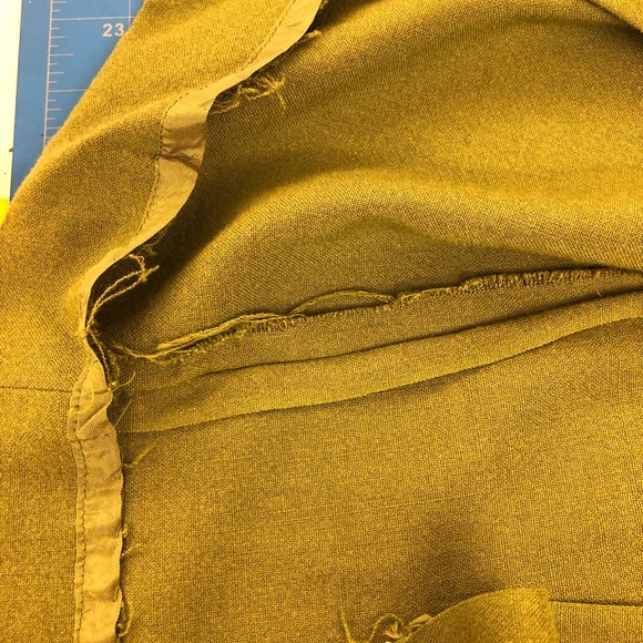 Vintage Handmade Linen Wiggle Dress 60s - Picture 5 of 8